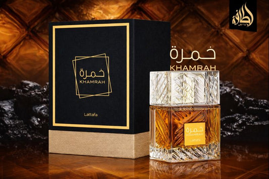 Khamrah Lattafa 100 ml – Lujo Árabe en Fragancia + Regalo