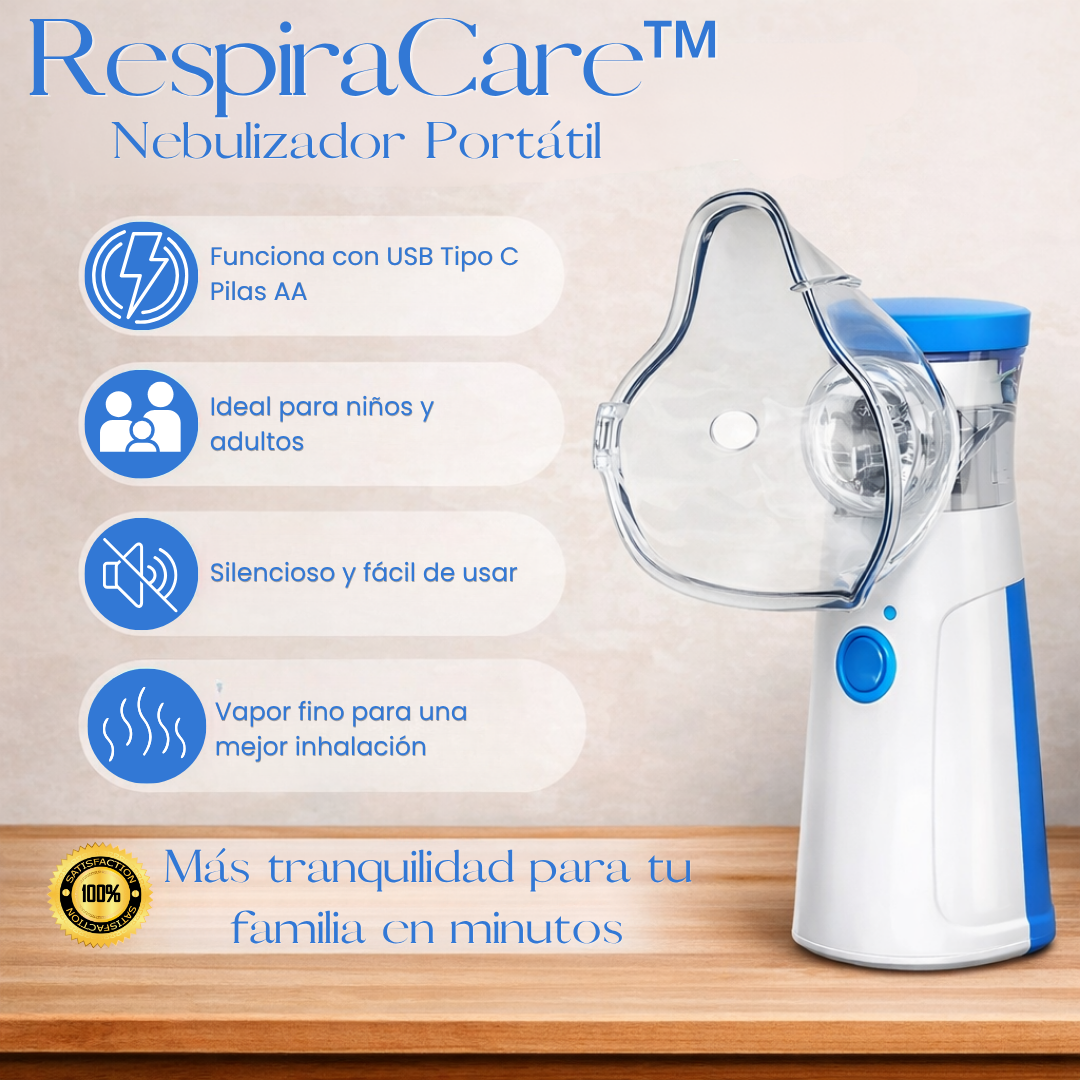 RespiraCare™ – Nebulizador Portátil